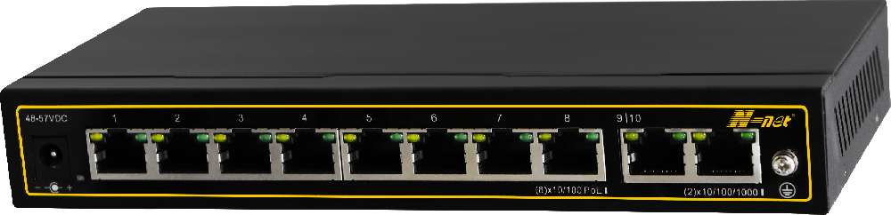百兆10口PoE/NC2082GPE