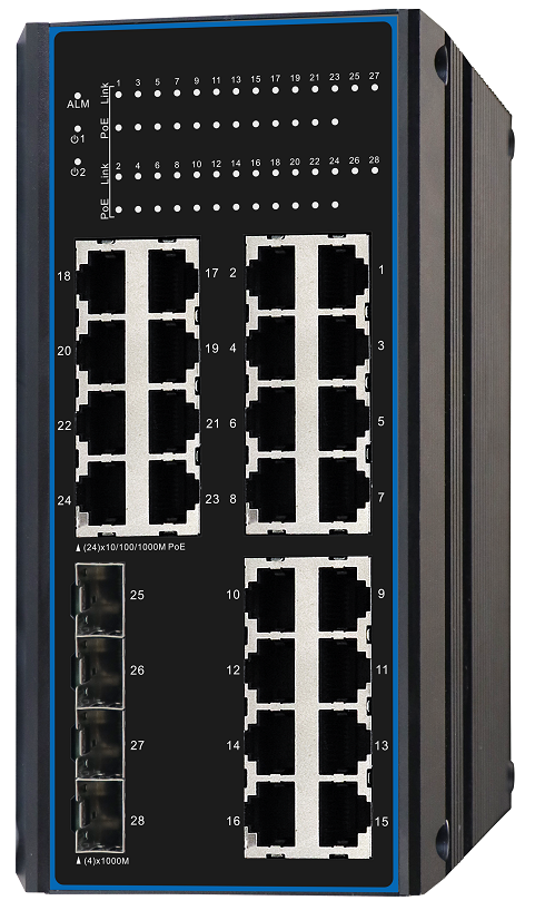 L2千兆4光24電PoE/NIE6244SPGM