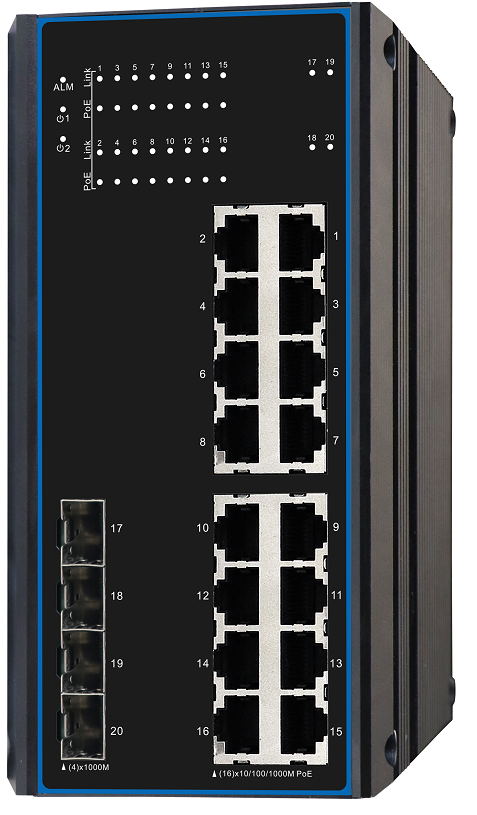 L2千兆4光16電PoE/NIE6164SPGM