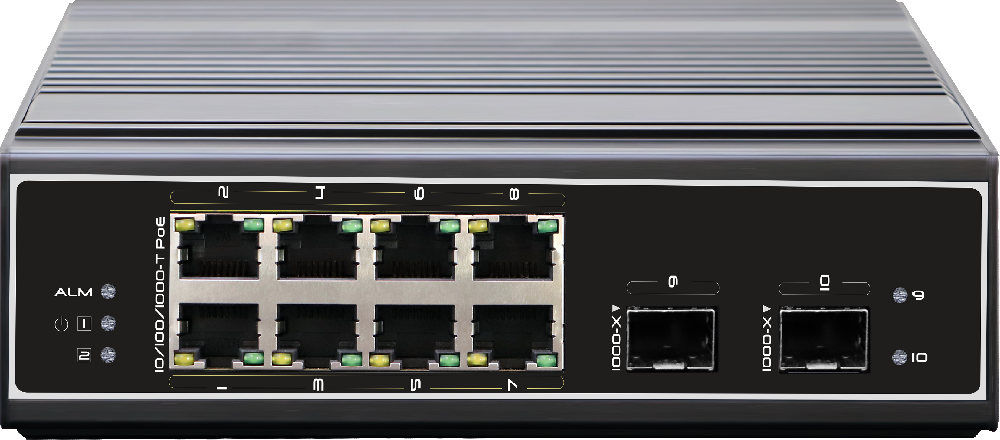 輕網管2光8電POE/NIE6082SPGM
